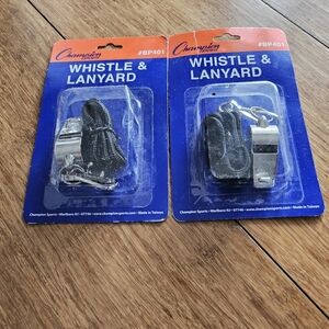 Champion Sport Whistle & Lanyard